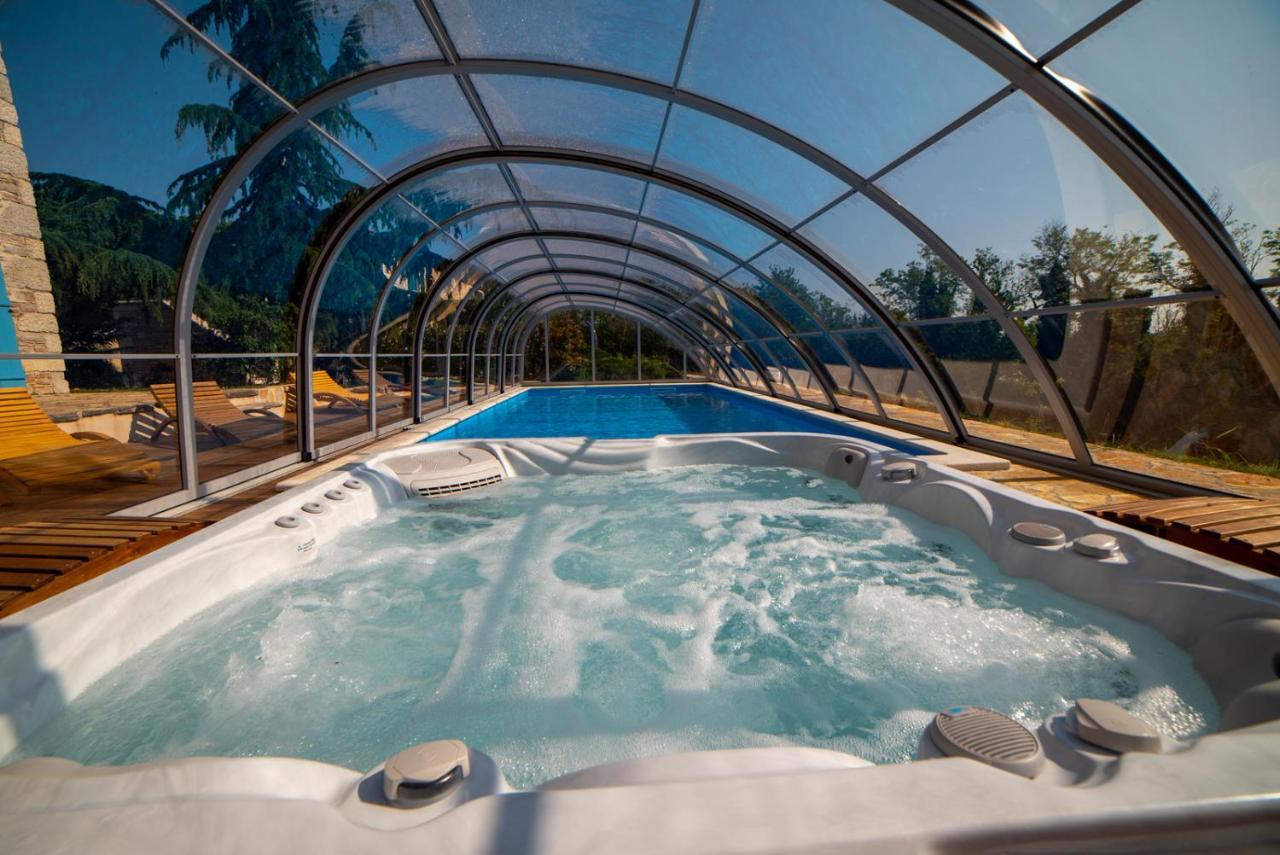 Villa Julijud, Heated Pool, Jacuzzi, Dome And Sauna Brajkovici  Exterior foto