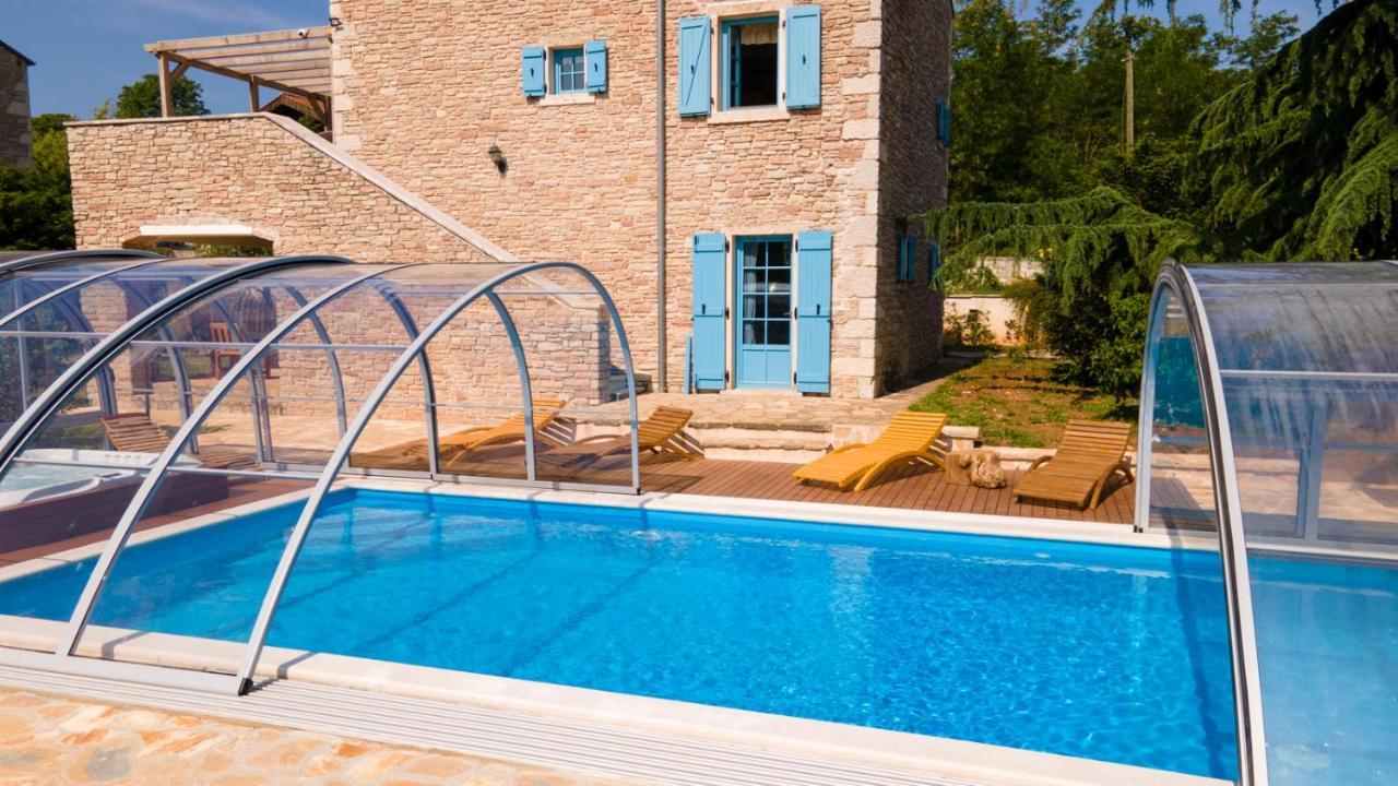 Villa Julijud, Heated Pool, Jacuzzi, Dome And Sauna Brajkovici  Exterior foto