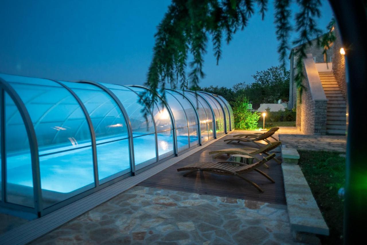 Villa Julijud, Heated Pool, Jacuzzi, Dome And Sauna Brajkovici  Exterior foto